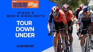 BATTLE on Legendary Willunga Hill  | Stage 5 | Santos Tour Down Under | Men's Highlights