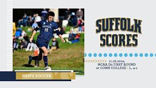 Suffolk Scores: Men's Soccer at Conn. College, NCAA D3 First Round, Nov. 16, 2024