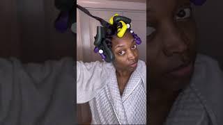 Flexi Rod Set On Relaxed Hair |ToyaJTV