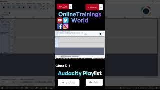 Use Selection Draw and Envelop of Audacity Class 3-1#OnlineTrainingsWorld v#audacitysoftware