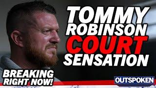 BREAKING NEWS: Drama in court as Tommy Robinson interrupts hearing with desperate note from prison