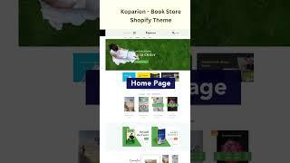 Koparion - Book Store Shopify Theme #shopify #shopifythemes