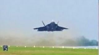 F-22 SPECTACULAR TAKEOFF AT RIAT!