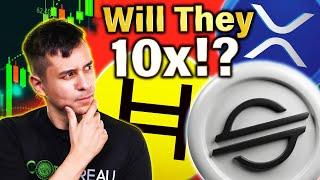 XRP, Stellar, Hedera, Will They 10X!?