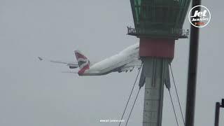 BA 747-400 G-CIVB (FINAL RETRO, NEGUS LIVERY) departing for the paintshop