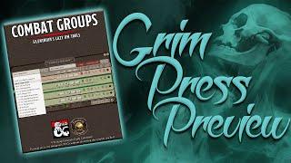 Grim Press Preview - Combat Groups Extension (Fantasy Grounds Unity)