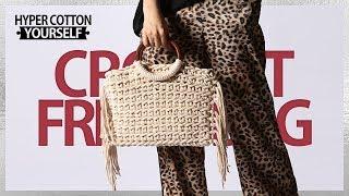 에스닉 스타일의 코바늘 프린지백 뜨기 / Ethnic crochet fringe bag