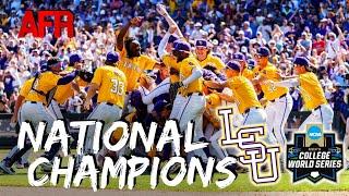 REACTION: LSU WINS NATIONAL CHAMPIONSHIP! | Tigers Defeat Coastal Carolina To Win CWS!
