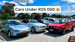 I FOUND Cars Under R25 000 at Webuycars !!