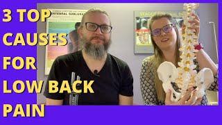 3 Top Causes For Low Back Pain |Newmarket chiropractors Dr. Joshua Nikkanen Dr. Kristina Turkewitsch