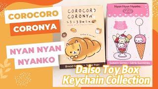 COROCORO CORONYA & Nyan Nyan Nyanko - Daiso Keychain Collection Toy Box Opening