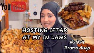 HOSTING IFTAR AT MY IN LAWS #dailyvlogs #ramavlogs