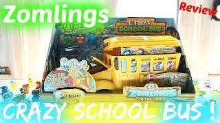 Zomlings CRAZY school bus unboxing & review  