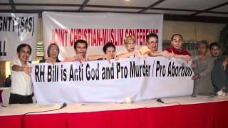 Joint Christian-Muslim Conference Against RH Bill - Antonio "Butch" A.S. Valdes PART 1 20110606