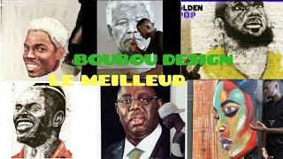 BOUBOU DESIGN l'artiste peintre sénégalais qui fait le "Buzz" sur les [réseaux sociaux]