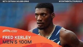 Fred Kerley beats De Grasse and Gatlin over 100m | Ostrava Golden Spike Continental Tour Gold