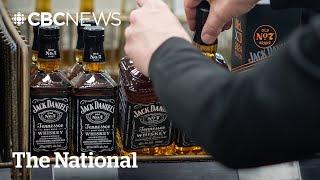 American liquor being pulled from shelves across Canada