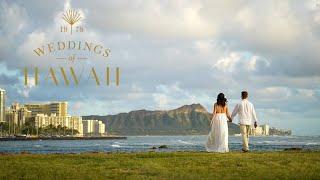 Oahu Wedding with Photoshoot at Magic Island | Weddings of Hawaii