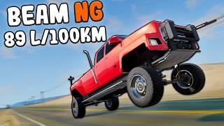 Я создал САМЫЙ МОЩНЫЙ грузовик для BeamNG Drive мультиплеер!!! - Automation