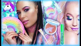 NEW TOO FACED LIFE'S A FESTIVAL COLLECTION | Unicorn Makeup Tutorial | Raelynn | Victoria Lyn Beauty