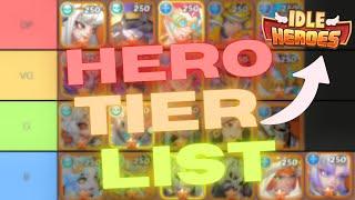 Idle Heroes - Non Transcendence Hero Tier List