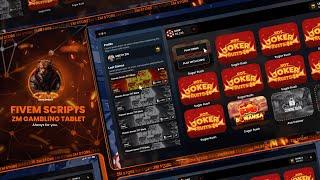 [QBCore/ESX] Advanced Gambling Tablet System | Advanced Gambling Tablet System