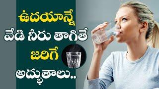 Amazing Health Benefits of Drinking Hot Water In Empty Stomach | Health Tips In Telugu