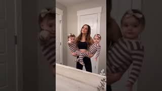 Mom and Triplet Daughters Crazy Magic Trick