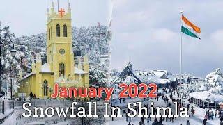 Snowfall In Shimla 2022 ||Shimla Snowfall Today