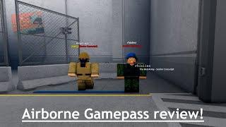 Airborne Gamepass Review (Roblox Military Simulator) | Vikinglaw's TSU