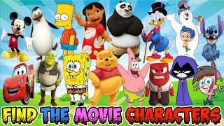 Find Тhe MOVIE CHARACTERS  Roblox All Badges 112