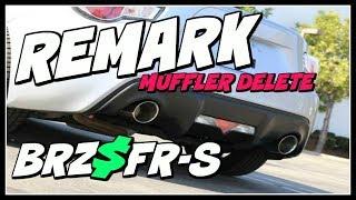 REMARK MUFFLER DELETE FOR SCION FRS / SUBARU BRZ