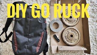 DIY How to make a GoRuck Rucker Bag with Weight Ruck Plate for Cheap