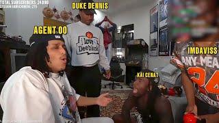 DukeDennis ARGUES W/ AMP (REALLY FUNNY )