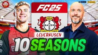 ผมใช้เวลา 10 ปี บริหารทีมเลเวอร์คูเซ่นของ"เอริค เทนฮาก"! - FC25 #leverkusen  #eriktenhag