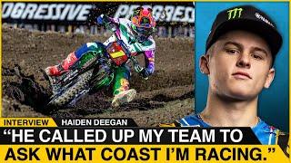 “He called up my team to ask what coast I'm racing.” | Haiden Deegan on 2025 Supercross