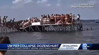 Pier collapses at UW-Madison Memorial Union Terrace