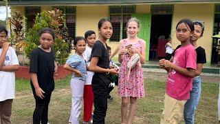 Visiting the Local School Where My Kids Studied in the Philippines | Samal Island  