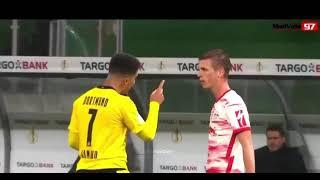 Jadon Sancho fight vs Leipzig  #shorts