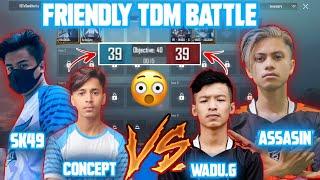 VIBES ASSASIN AND HV WADU.G VS SK49 AND CONCEPT  || MOST INTENSE TDM BATTLE - AneelYT