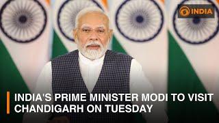 India's Prime Minister Narendra Modi to visit Chandigarh on Tuesday