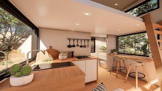 Incredibly Beautiful Nomad Floor Plan Tiny House for Sale