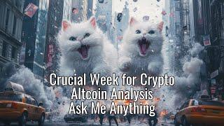 The Daily Update - Crucial Week for Crypto. Altcoin Analysis. Ask Me Anything