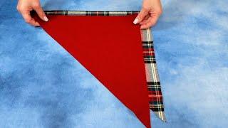 GIVE A CHRISTMAS GIFT OF 2 FABRIC TRIANGLES