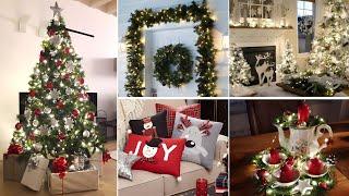 100+ BEAUTIFUL CHRISTMAS HOME DECORATION IDEAS 2024 - CHRISTMAS TRENDS 2024 - AMAZING XMAS DECOR