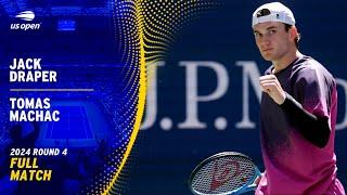 Jack Draper vs. Tomas Machac Full Match | 2024 US Open Round 4