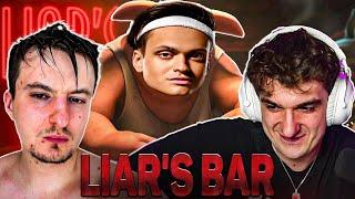 БУСТЕР и ЭВЕЛОН ИГРАЮТ в LIAR'S BAR ft. Злой и Скилз / Evelone Buster Лиарс Бар