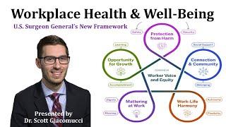 Workplace Mental Health & Well-Being - U.S. Surgeon General's Framework