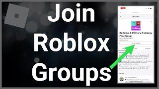 How To Join Groups On Roblox