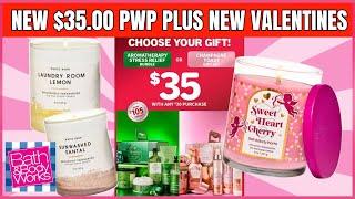 NEW $35.00 PWP AT Bath & Body Works PLUS NEW VALENTINE CANDLE #bathandbodyworks